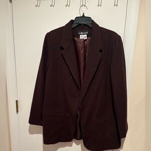 Sag Harbor Deep Brown Women's Blazer